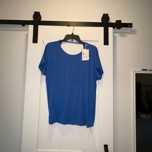 Blue Women's Athletic Top
